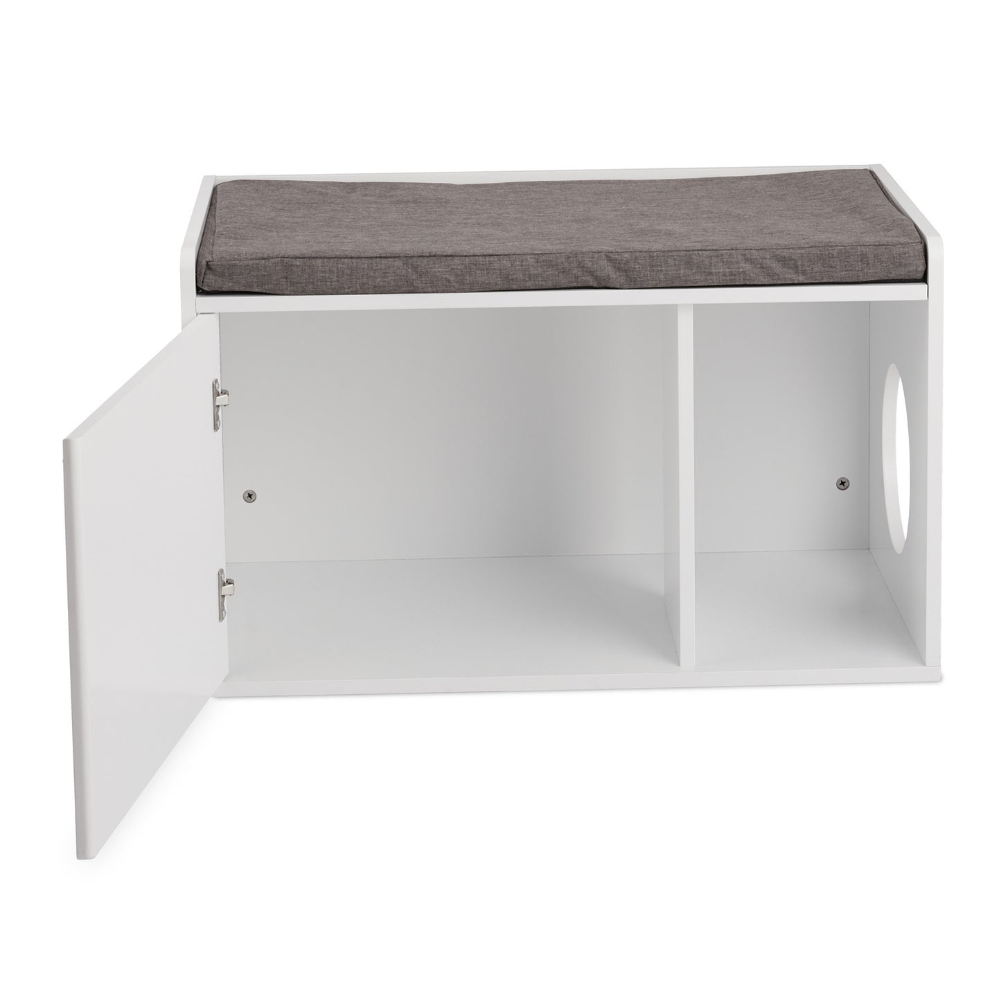 Cat Litter Box Cabinet With Bench