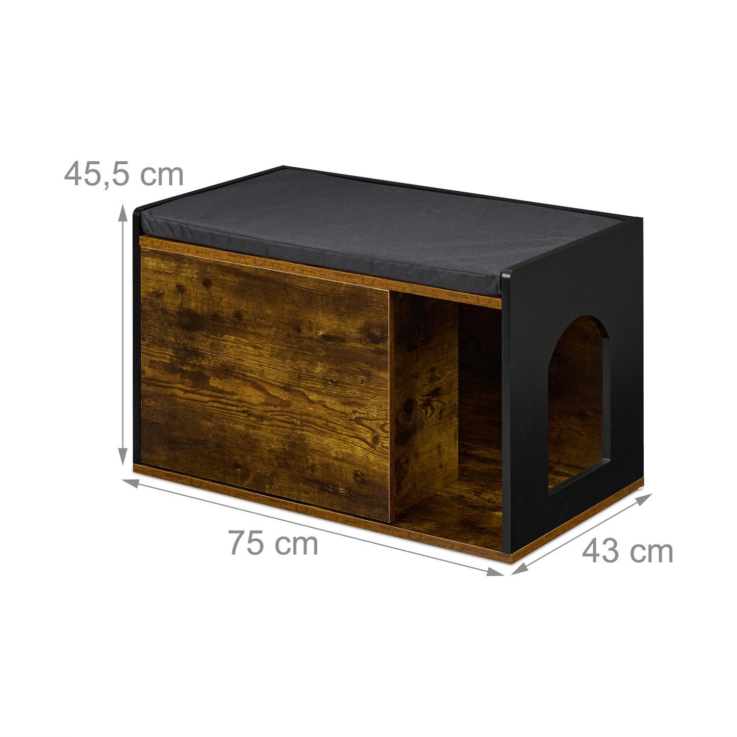 Cat cabinet in industrial design