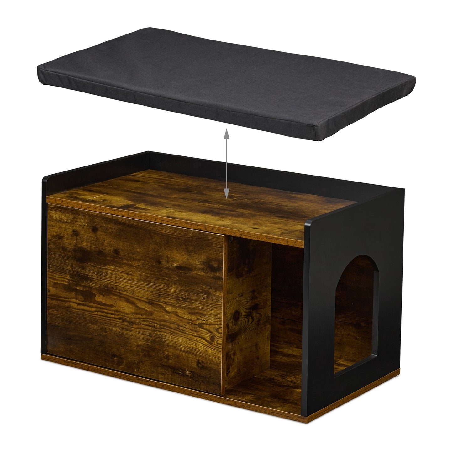 Cat cabinet in industrial design