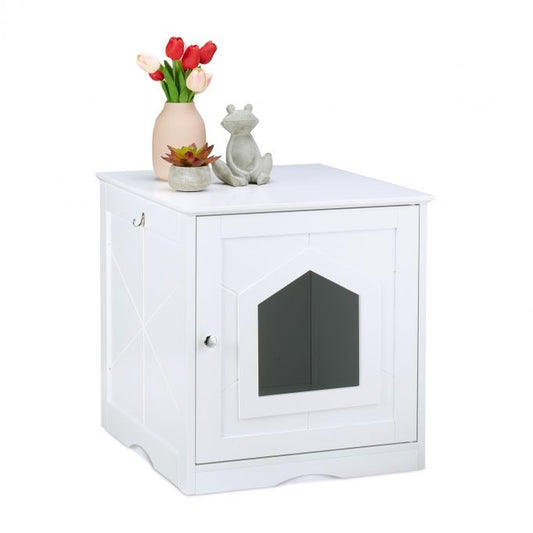 Cat cabinet white
