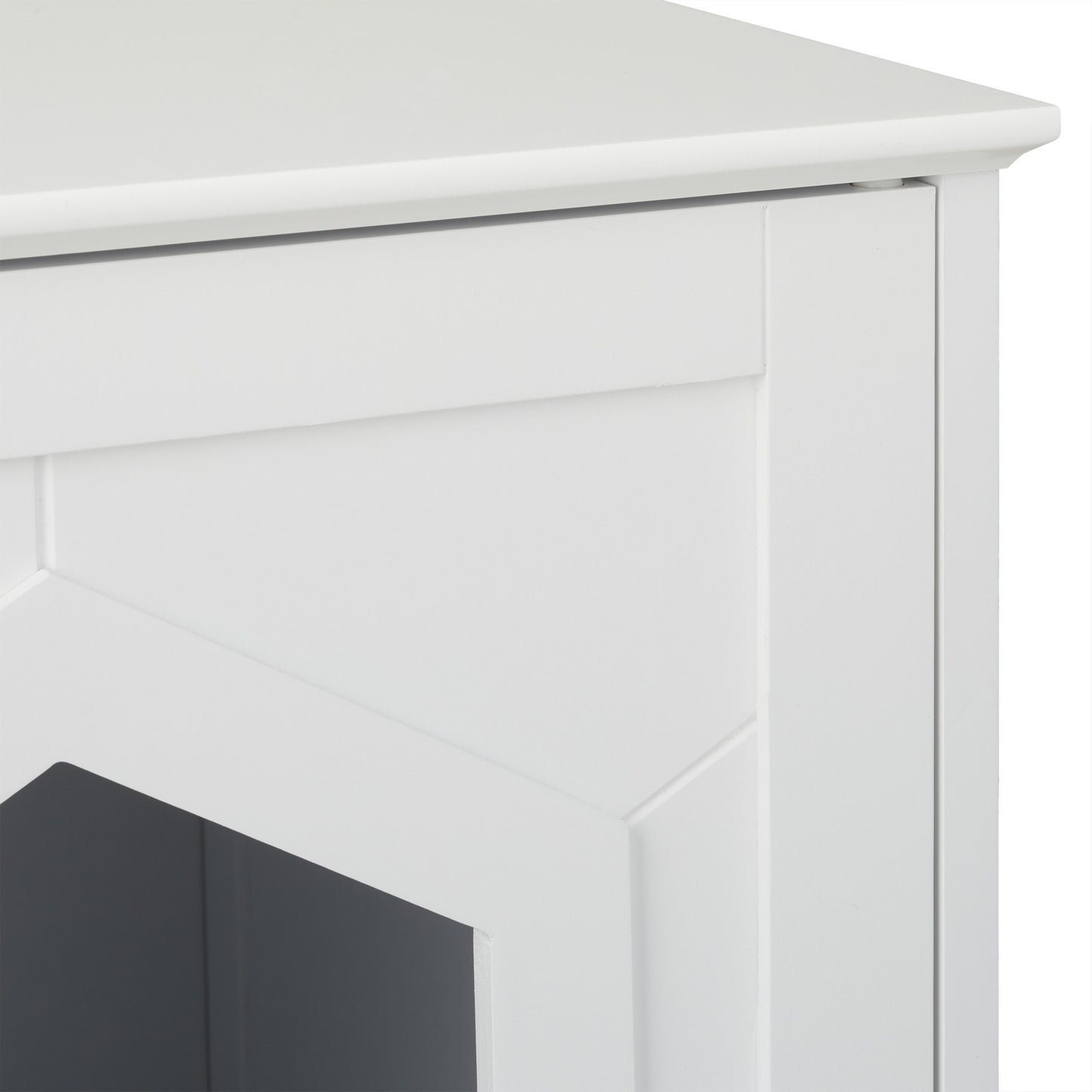 Cat cabinet white