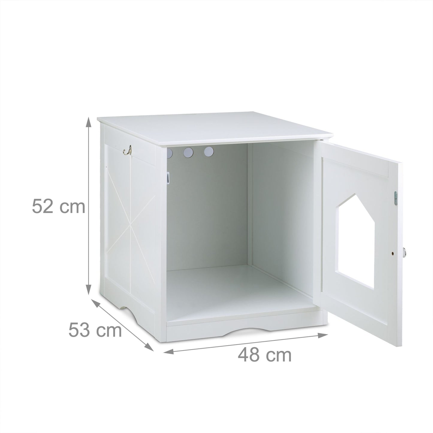 Cat cabinet white