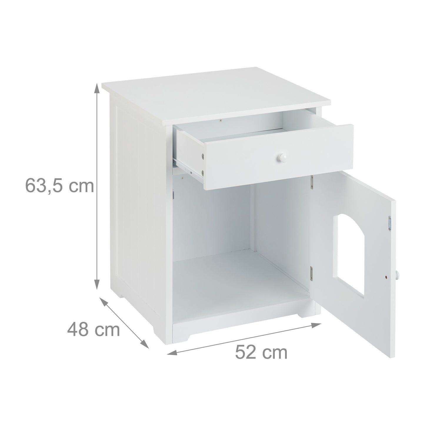 Cat cabinet with drawer