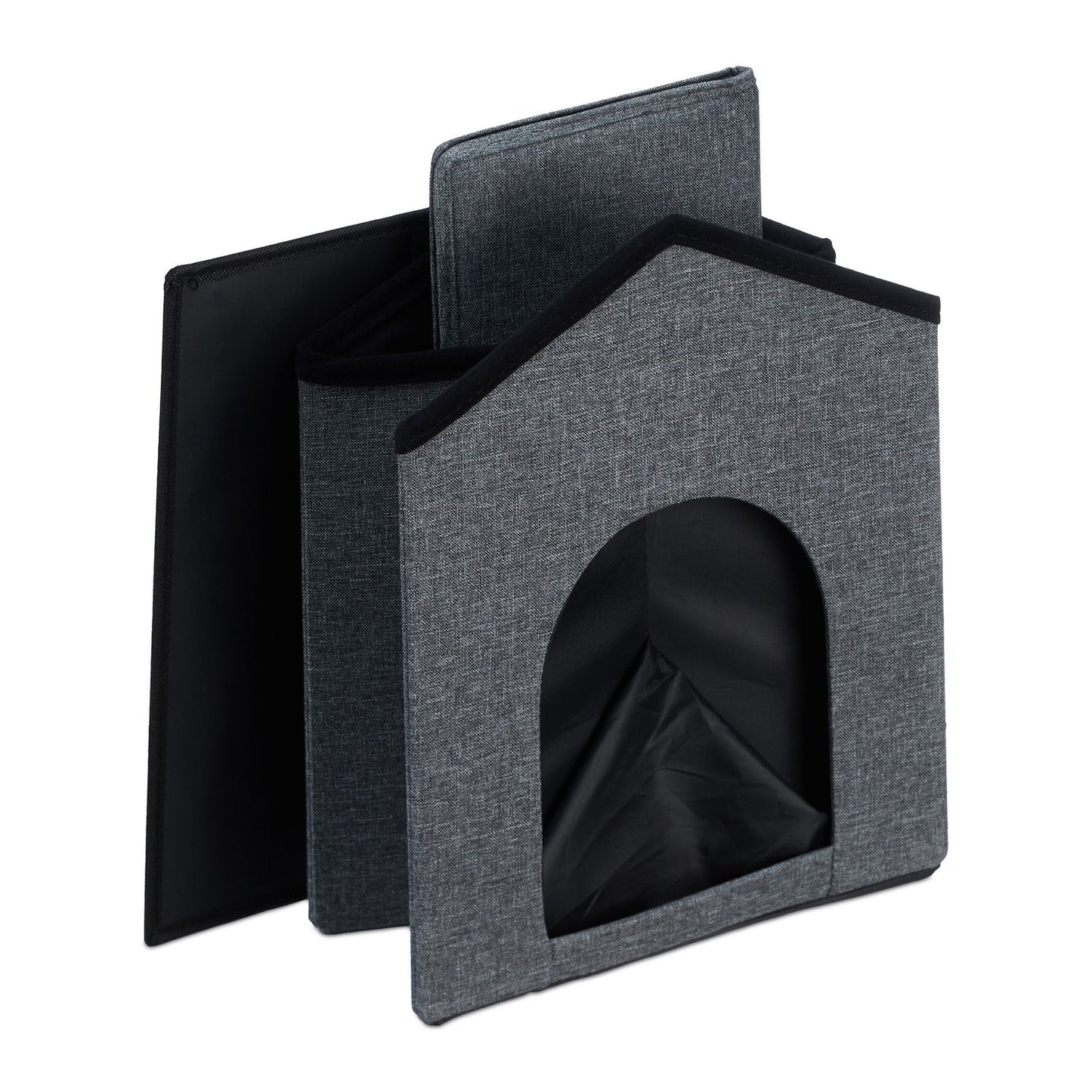 Cat cave with gray roof