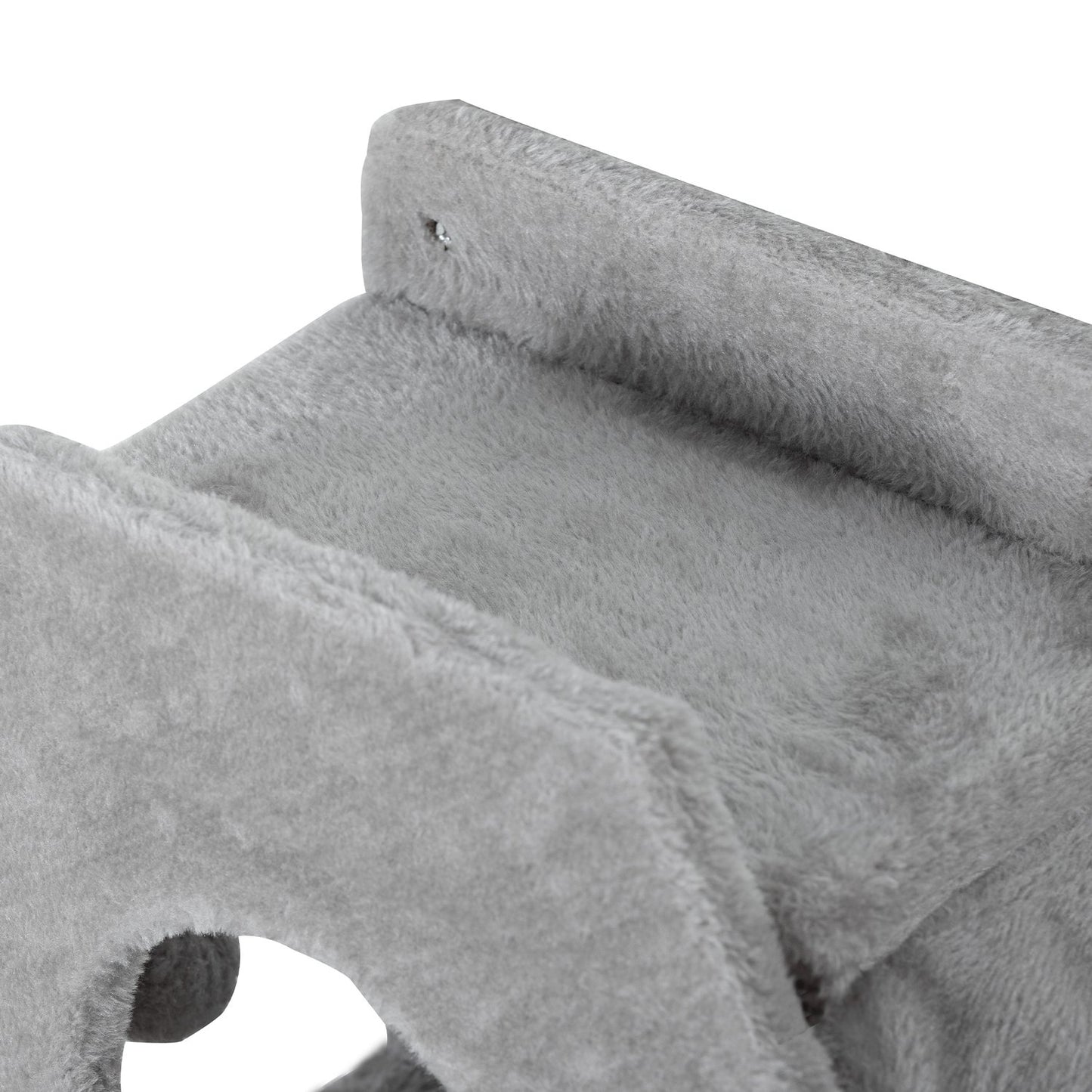Cat climbing wall with steps, cave, toy and lounger
