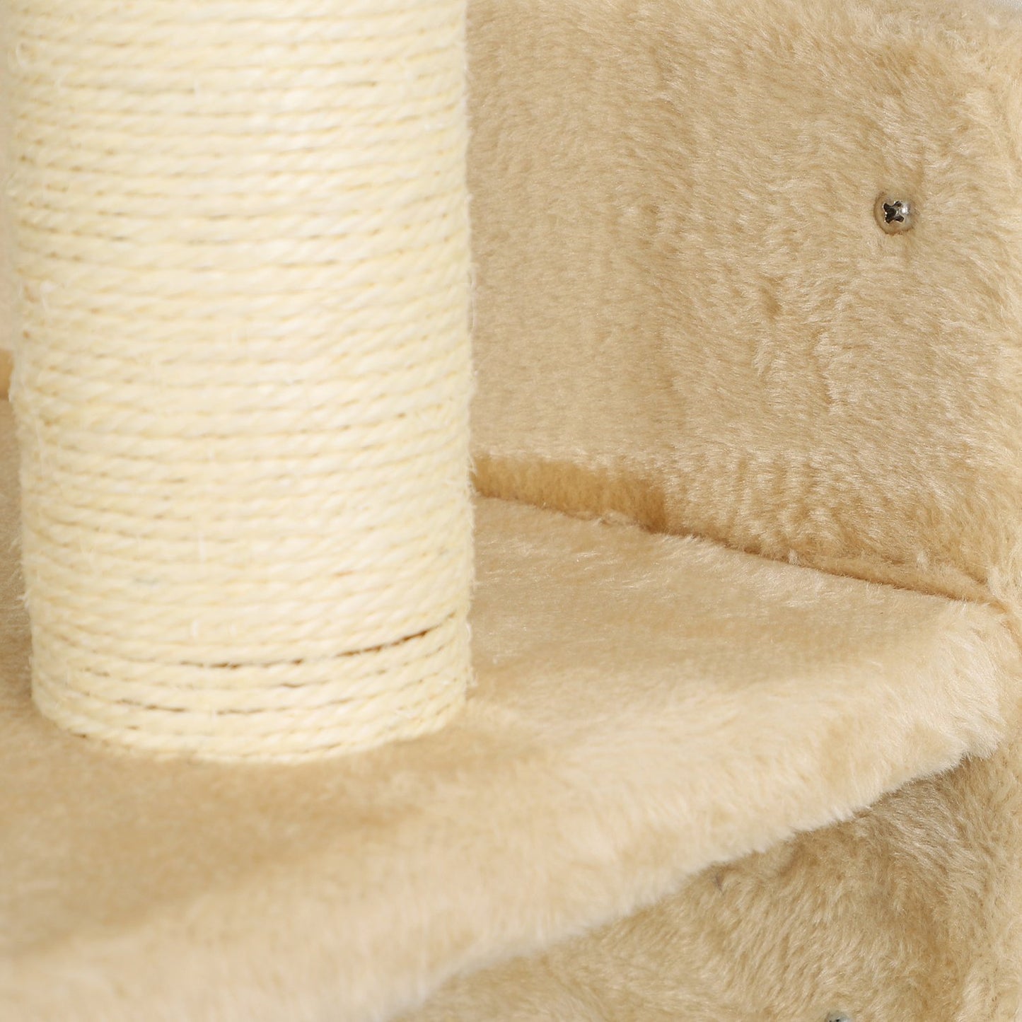 Cat climbing wall set with scratching post and play ball
