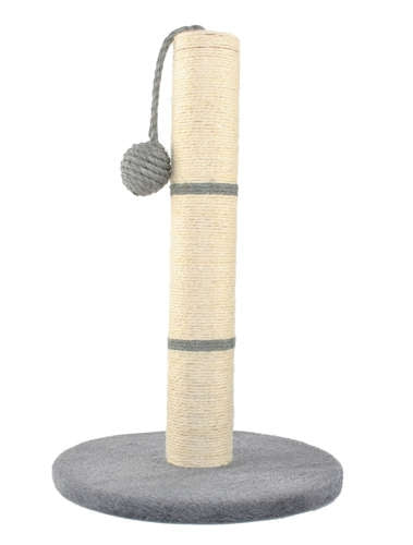 Cat scratching post - gray post, 45 cm