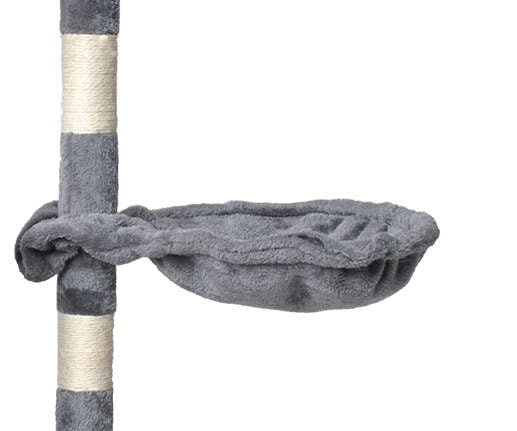 Cat tree 118 cm, gray