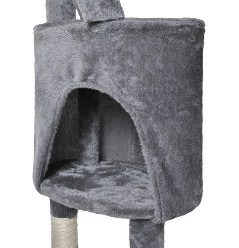 Cat tree 118 cm, gray
