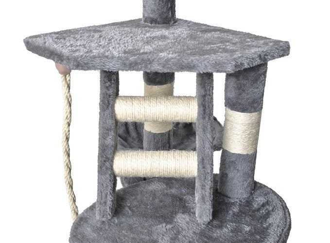 Cat tree 118 cm, gray