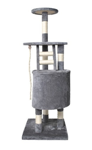 Cat tree 118 cm, gray