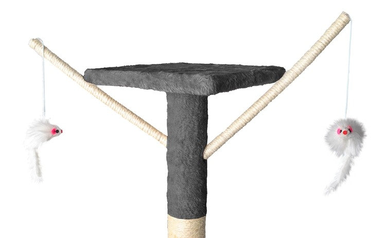 Cat tree 138 cm, gray