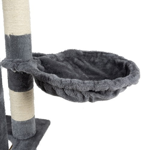Cat tree 141cm gray Purlov 21713