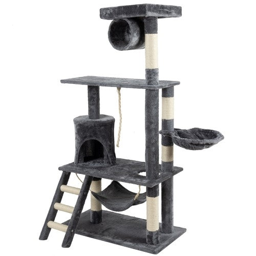 Cat tree 141cm gray Purlov 21713
