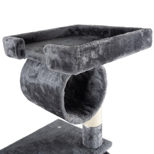 Cat tree 141cm gray Purlov 21713