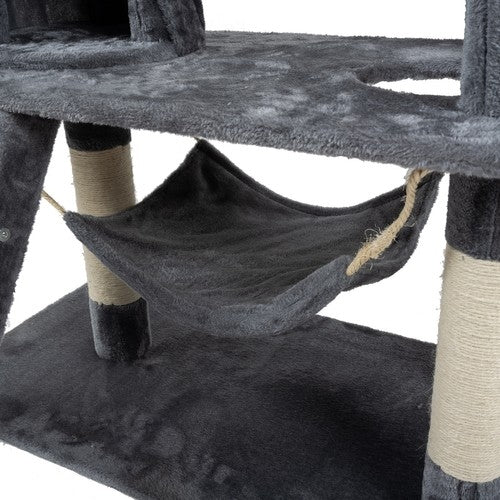 Cat tree 141cm gray Purlov 21713