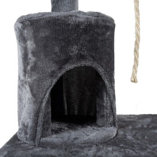 Cat tree 141cm gray Purlov 21713