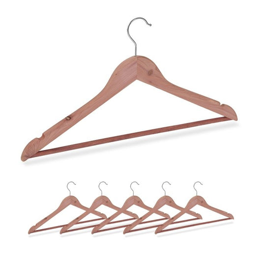 Cedarwood Coat Hangers Set of 6