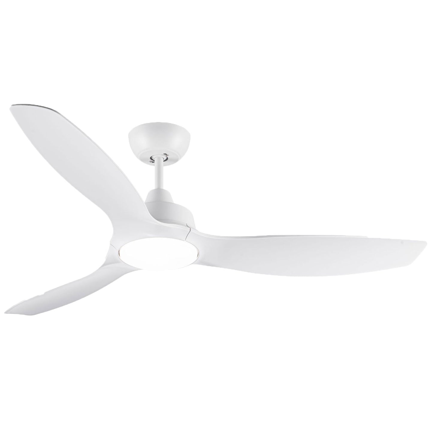 Ceiling Fan Light, Adjustable White LED, Ø135 cm, Remote-Controlled