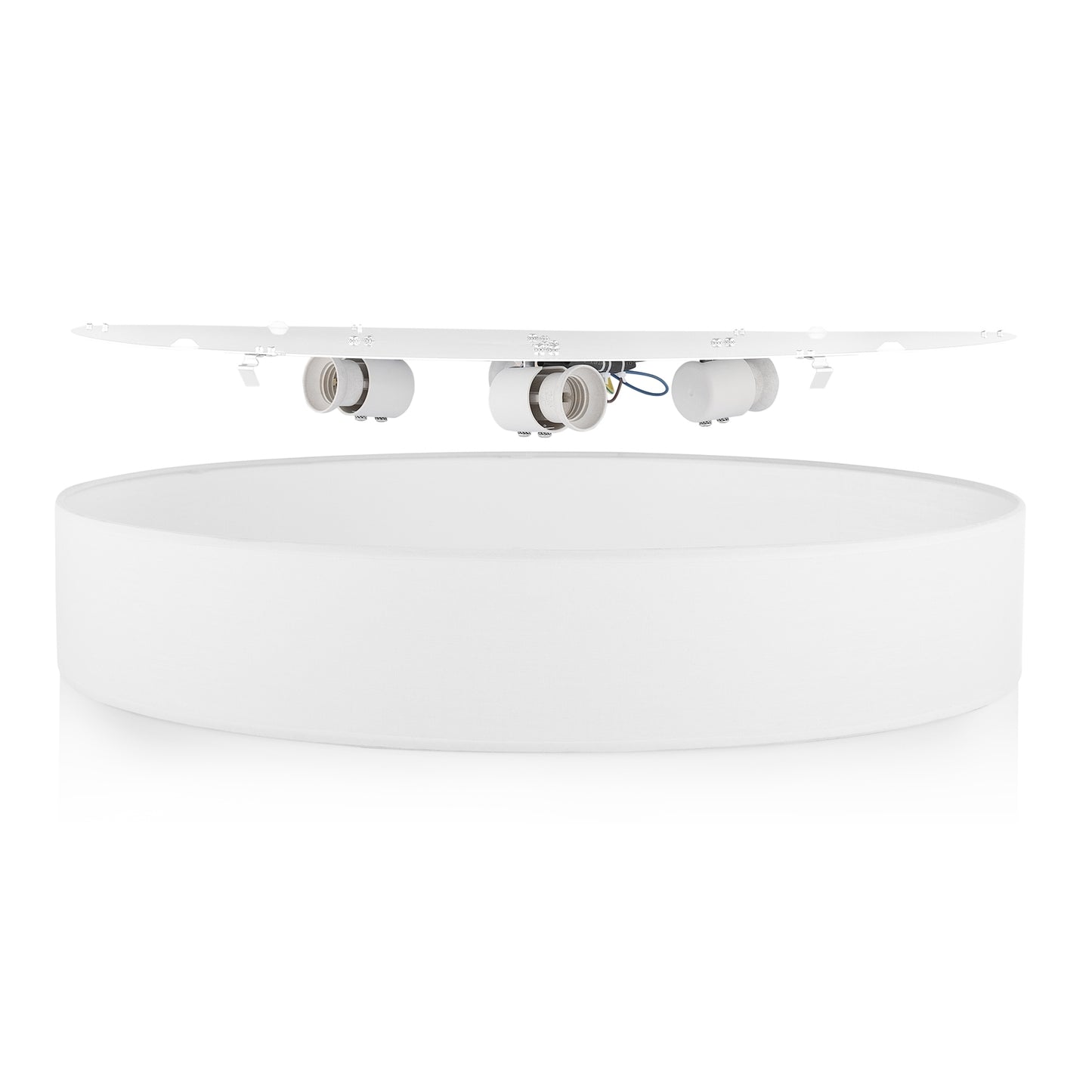 Ceiling lamp Textile Ø60cm White