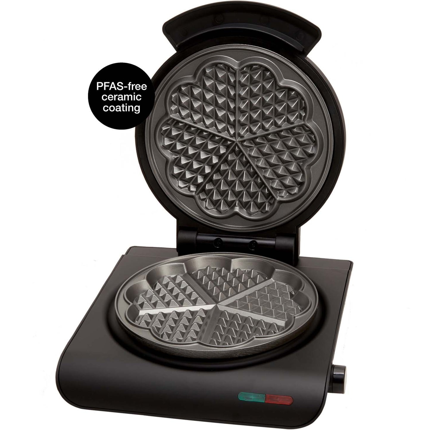 Ceramic Waffle Maker, Black
