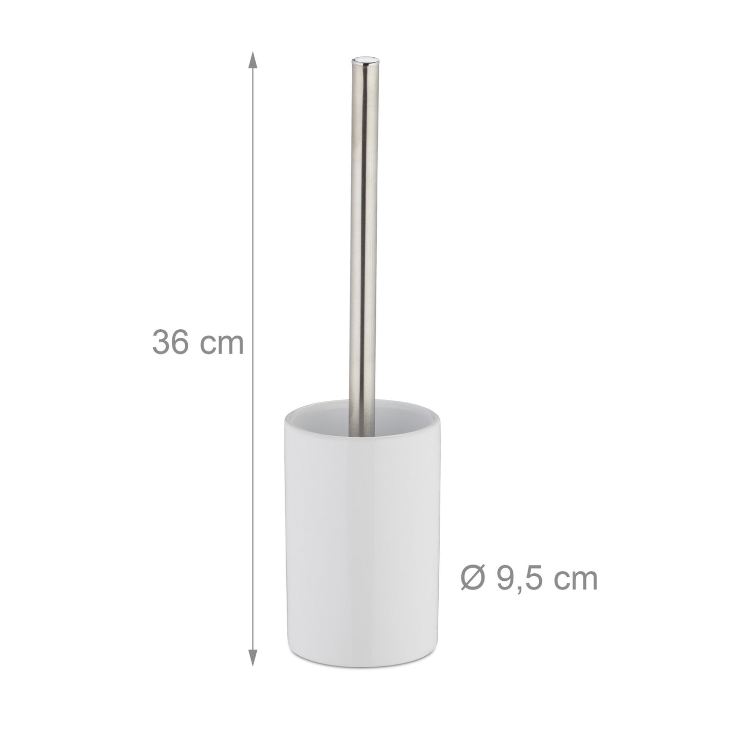 Ceramic toilet brush