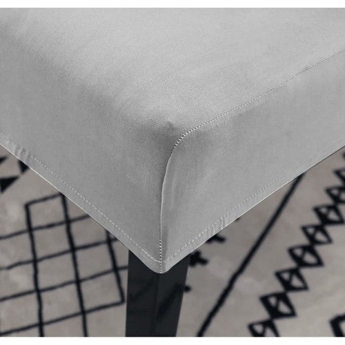 Chair cover - gray velvet Ruhhy 22979