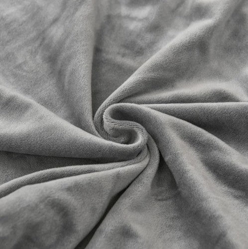 Chair cover - gray velvet Ruhhy 22979