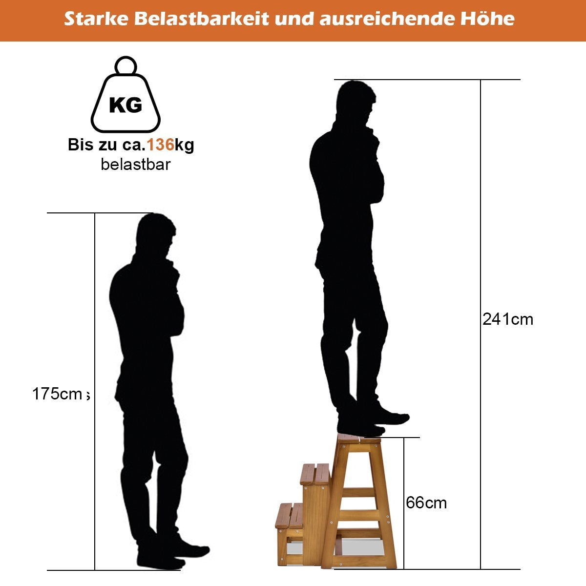 Chair ladder ladder chair stool ladder step chair step stool step ladder foldable 3 steps walnut