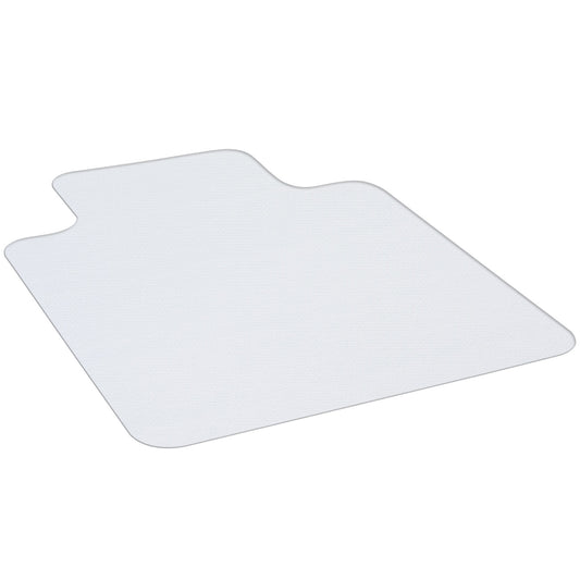Chair mat for hard floors, 90 x 120 cm, non-slip, transparent floor mats to protect wood and tiles, for office and home