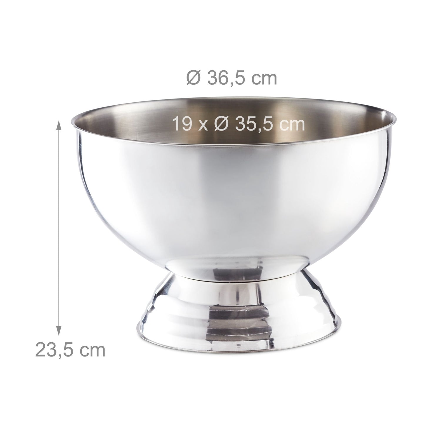 Champagne Cooler Bowl Stainless Steel