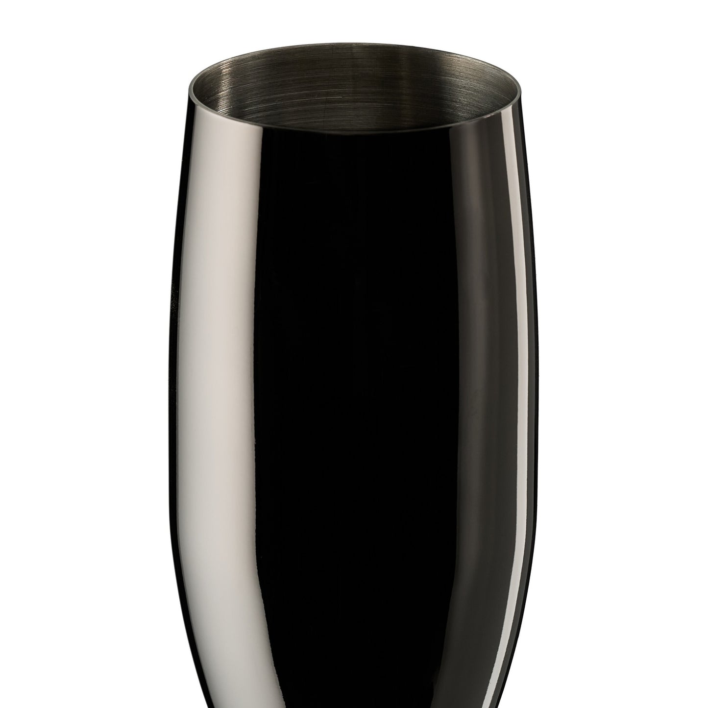 Champagne glasses in stainless steel, set of 4