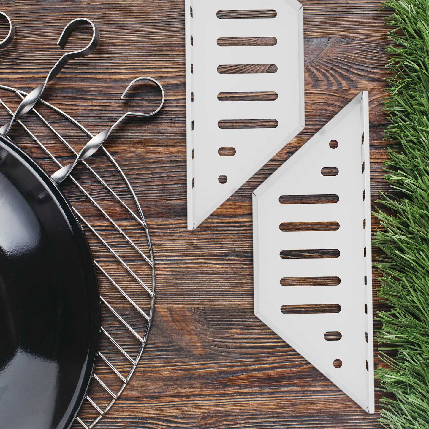 Charcoal Baskets for Kettle Grill, Set of 2