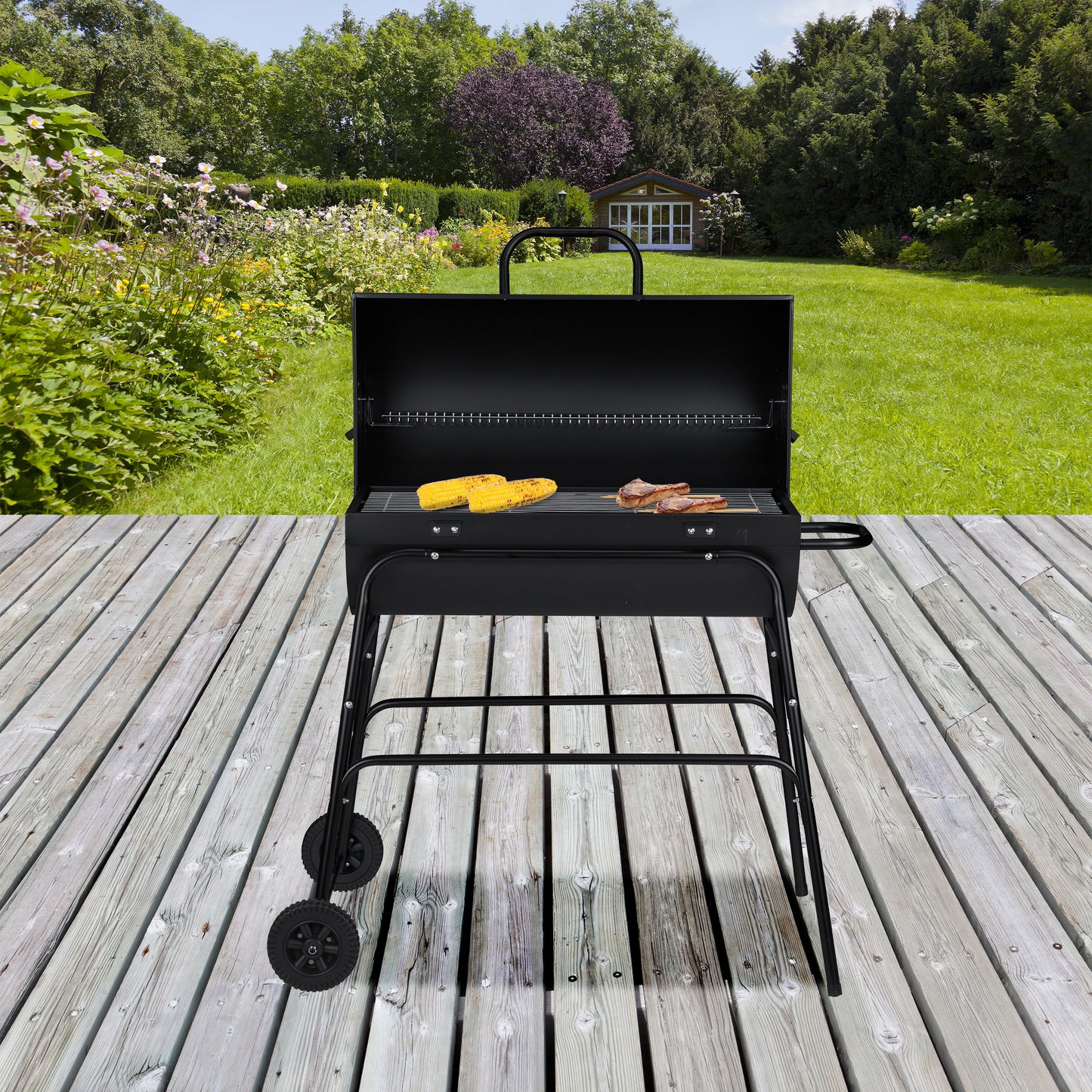 Charcoal Grill with Lid