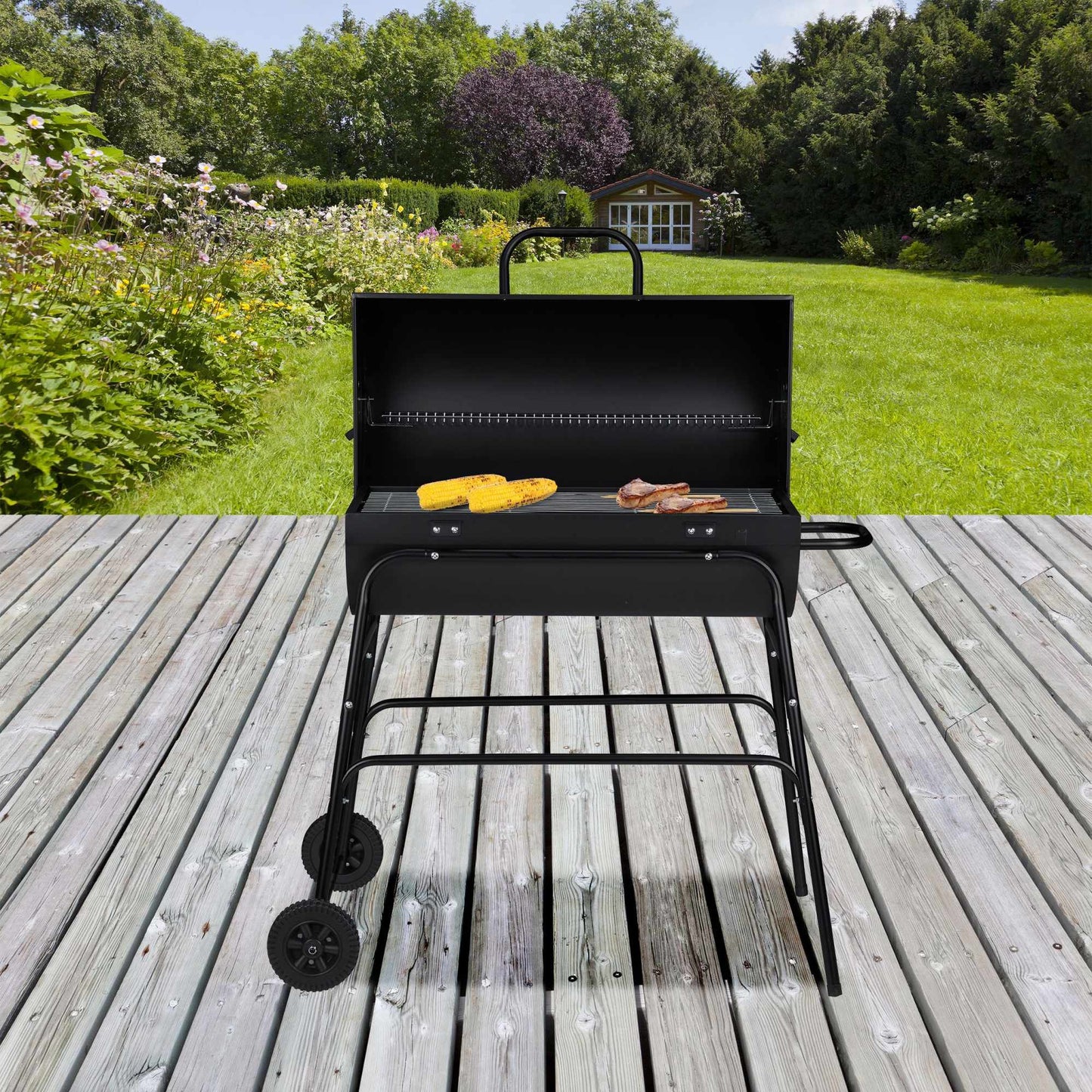 Charcoal Grill with Lid