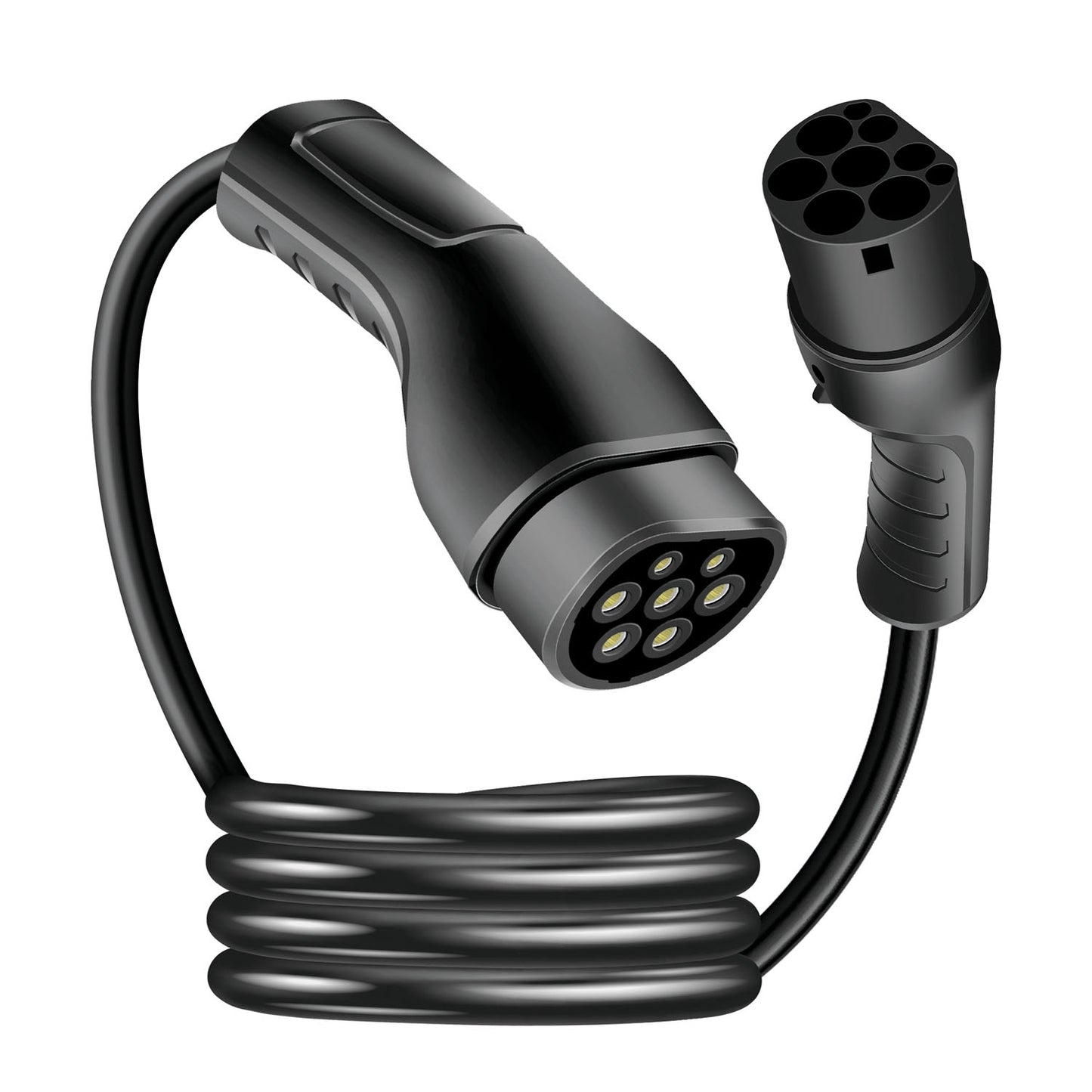 Charging cable Electric car Type 2 3-phase 20A 11kW 7.5m