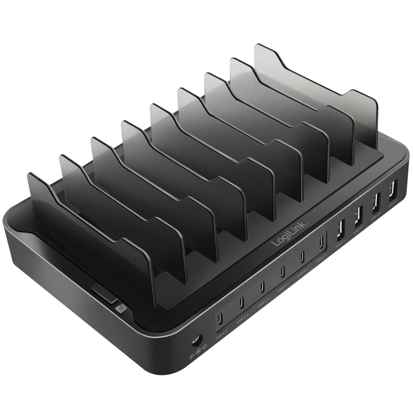 Charging station 10 ports 6 USB-C + 4 USB-A PD/QC3.0 120W