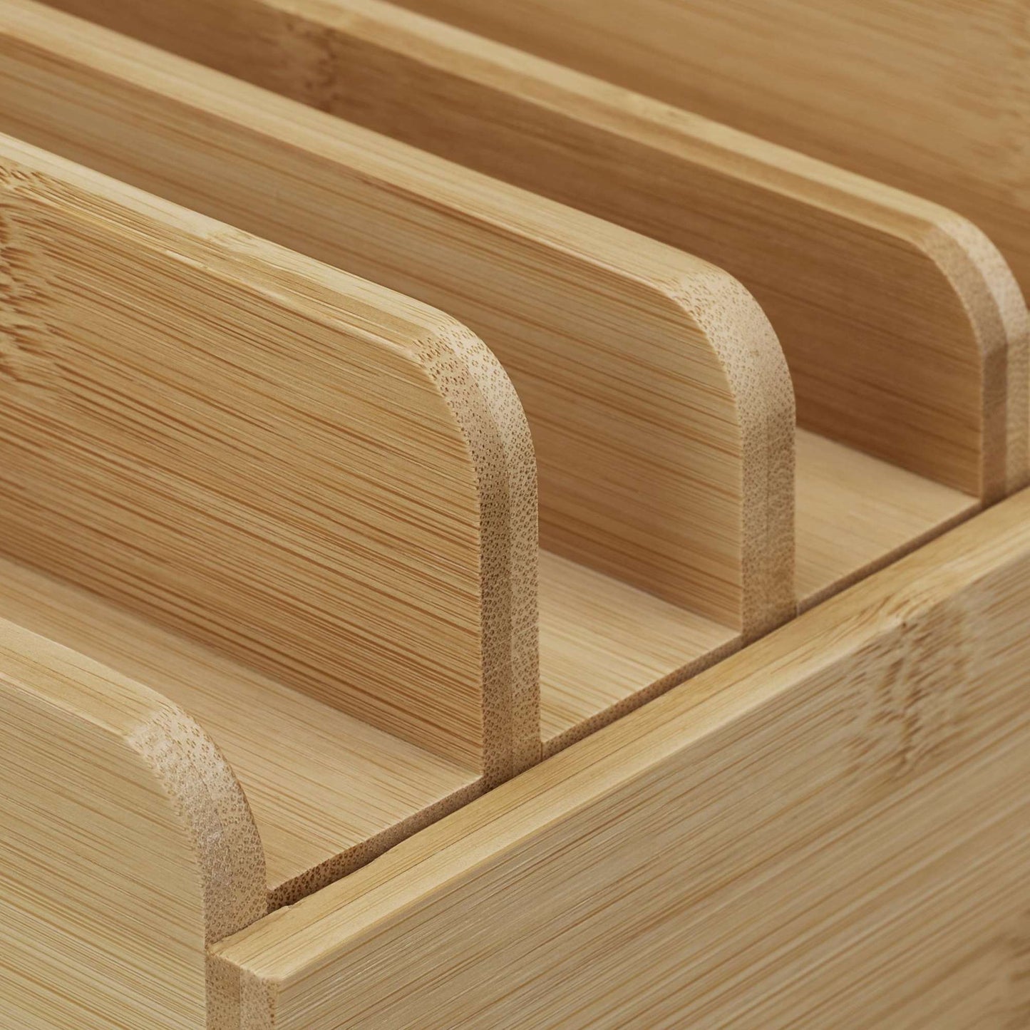 Charging station in bamboo