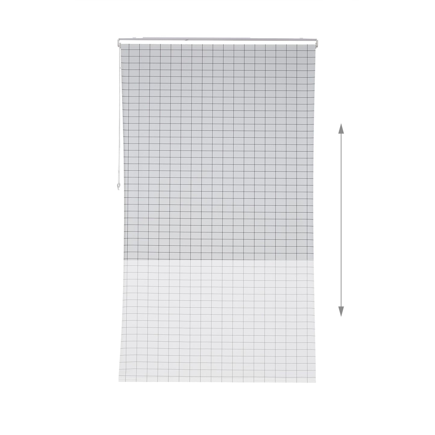 Checkered shower curtain