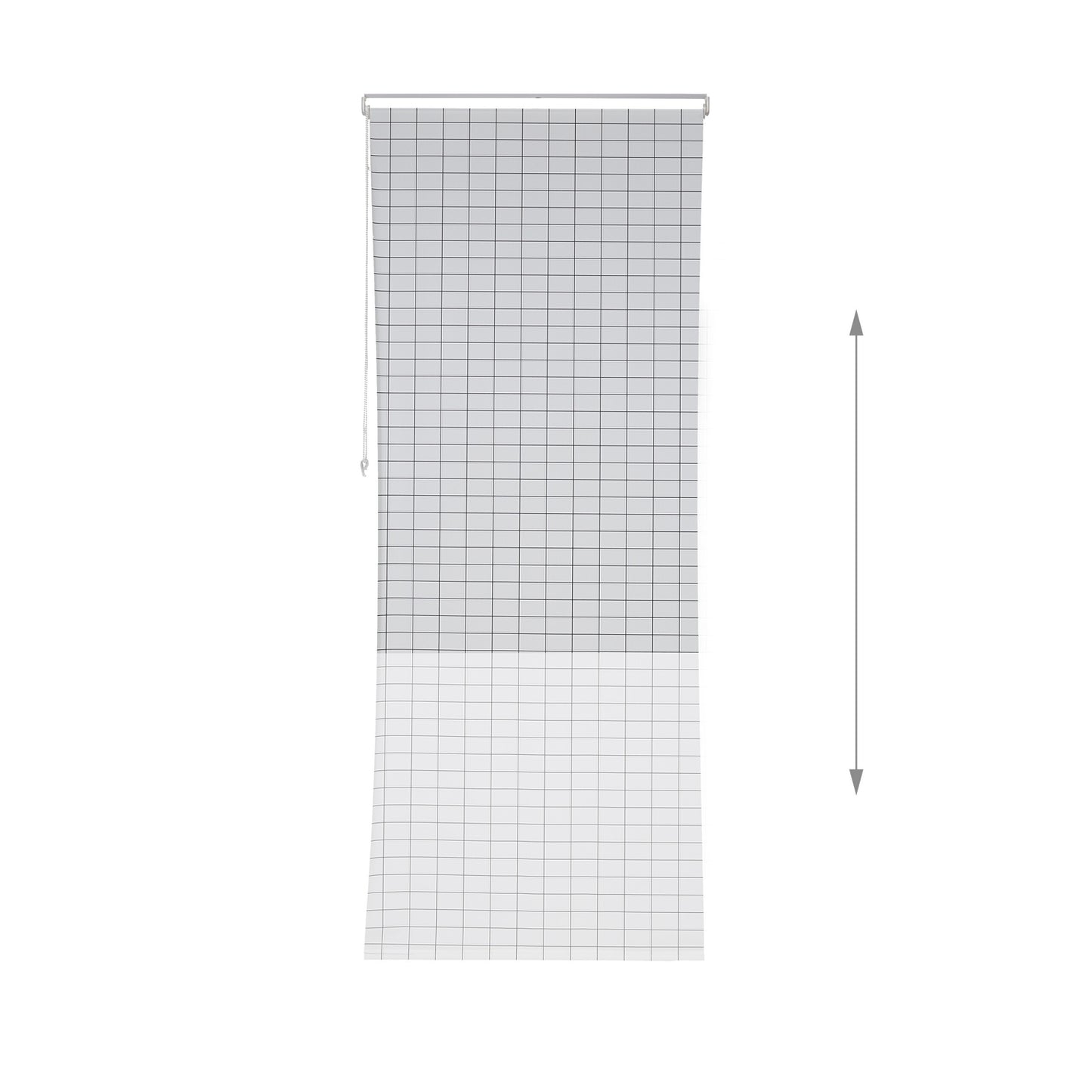Checkered shower curtain