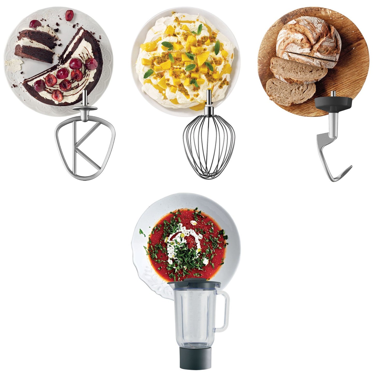 Chef XL Kitchen Machine with Blender, 1200W, 6.7L Bowl