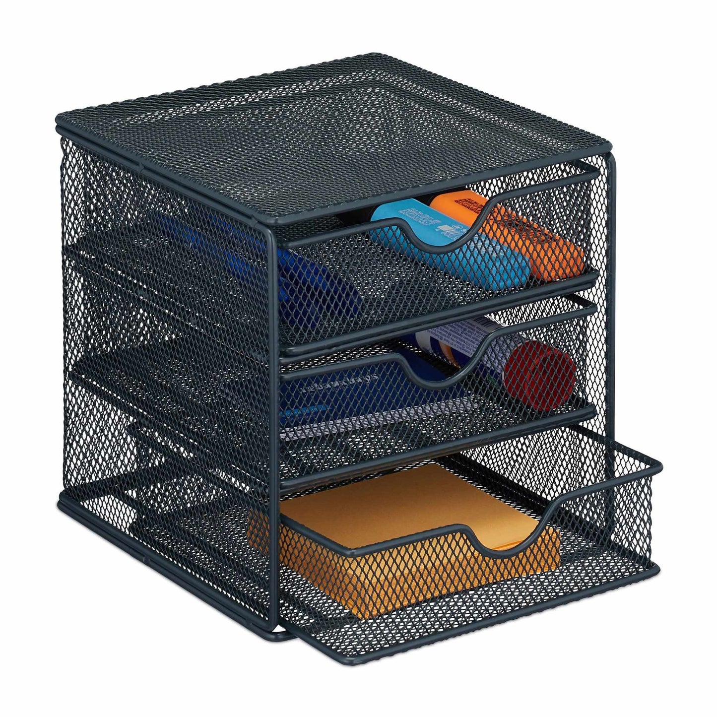 Chest of drawers with 3 compartments anthracite