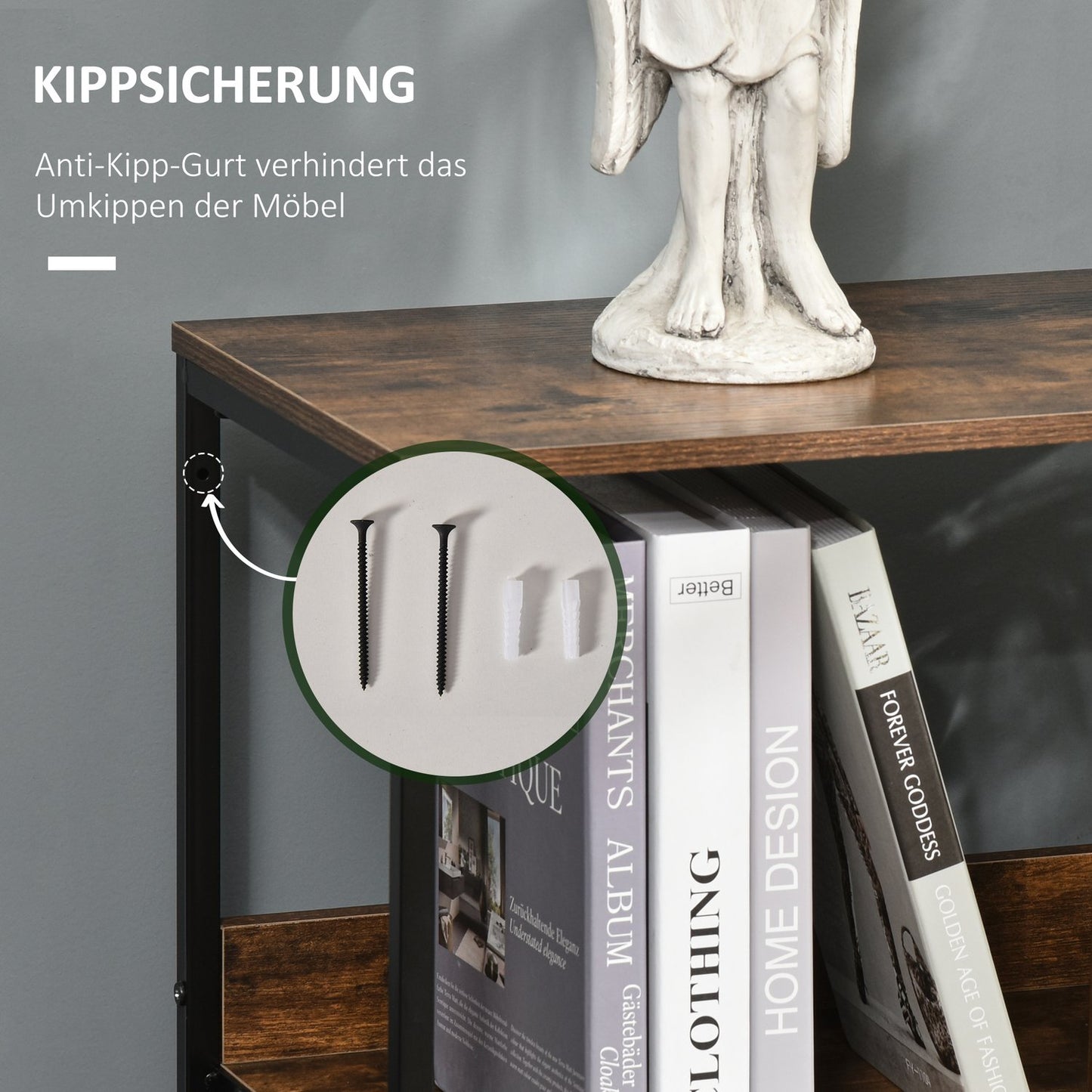 Chest of drawers with 3 drawers made of linen storage cabinet with shelf handles black