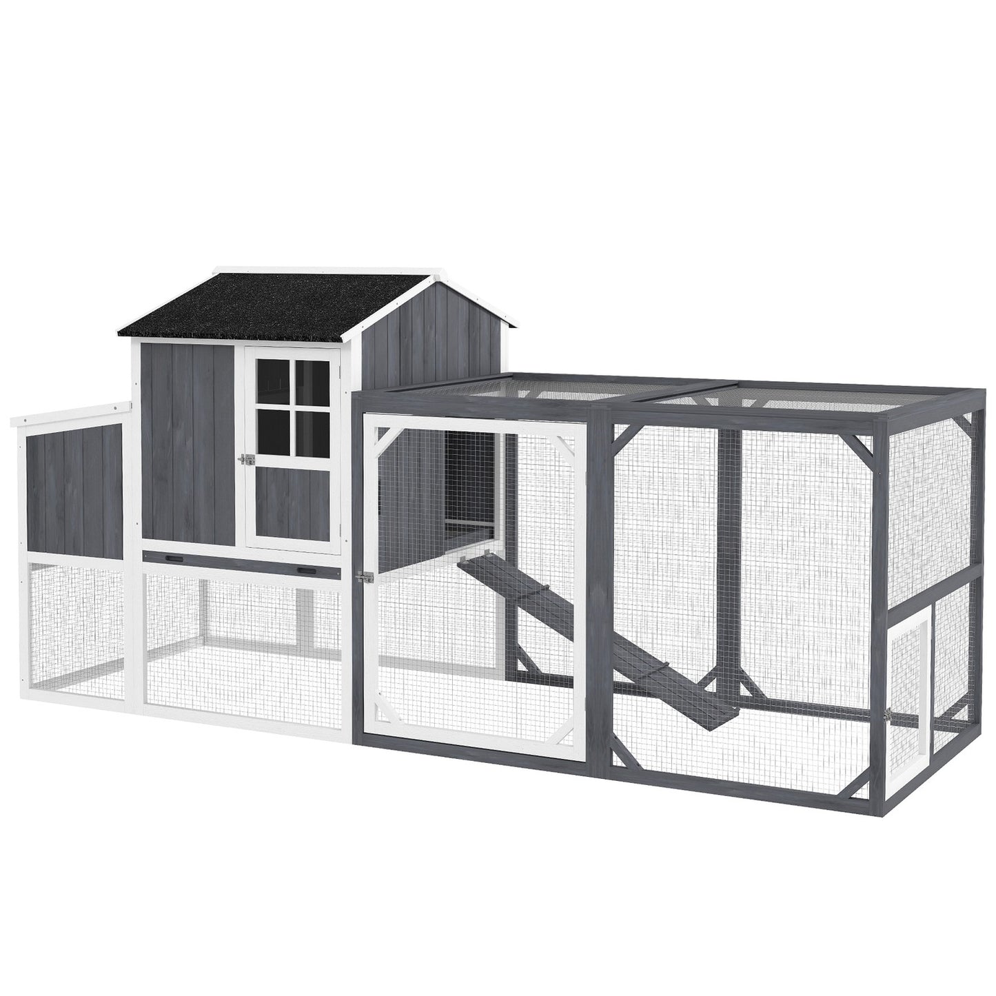 Wooden chicken house with nesting box, for 3-4 chickens