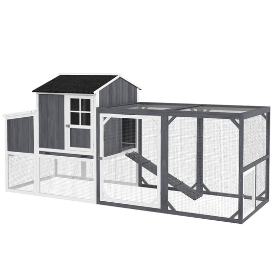 Wooden chicken house with nesting box, for 3-4 chickens