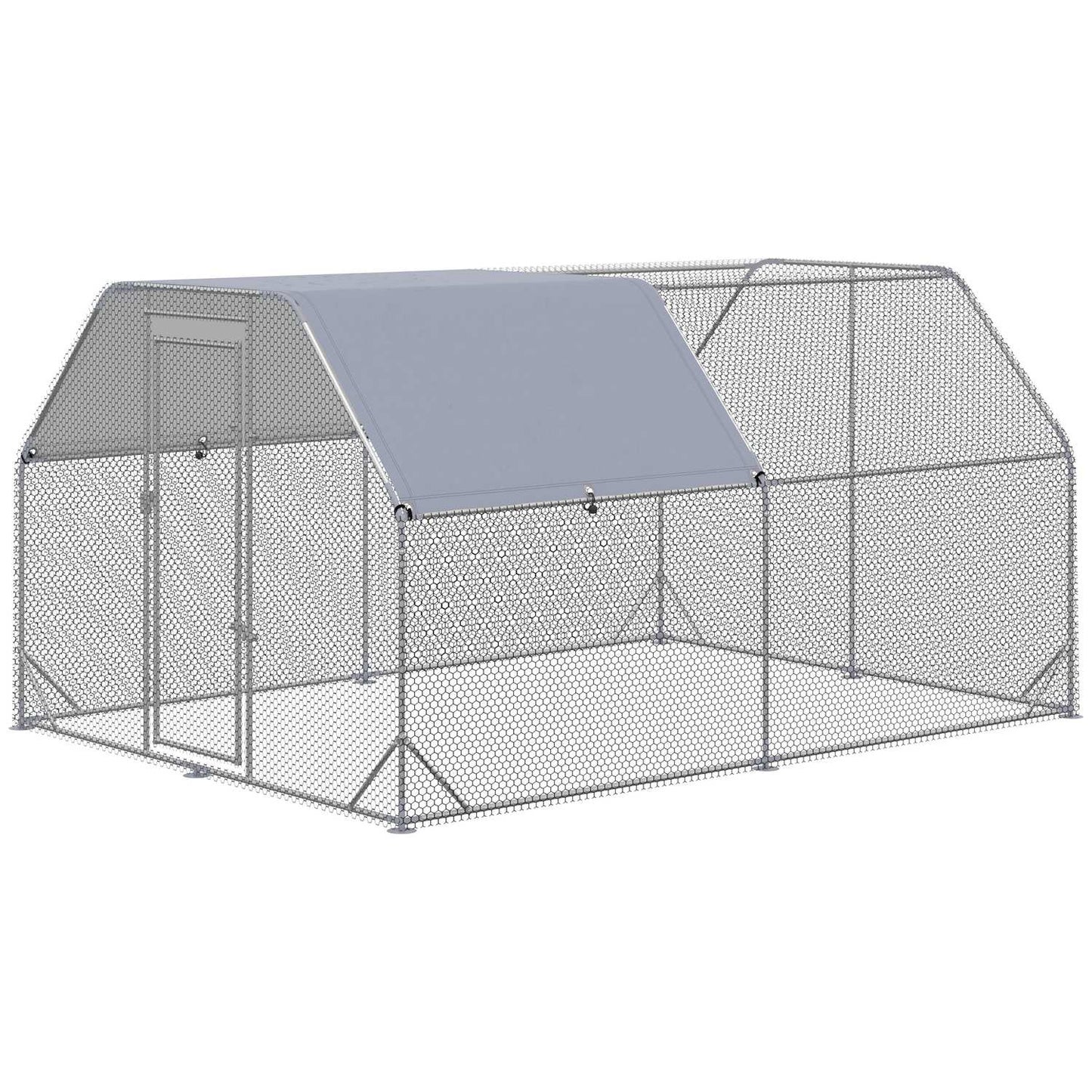 Large free-range henhouse for 10-12 with sunroof