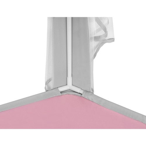 Children&#39;s tent gray and pink Kruzzel 23476