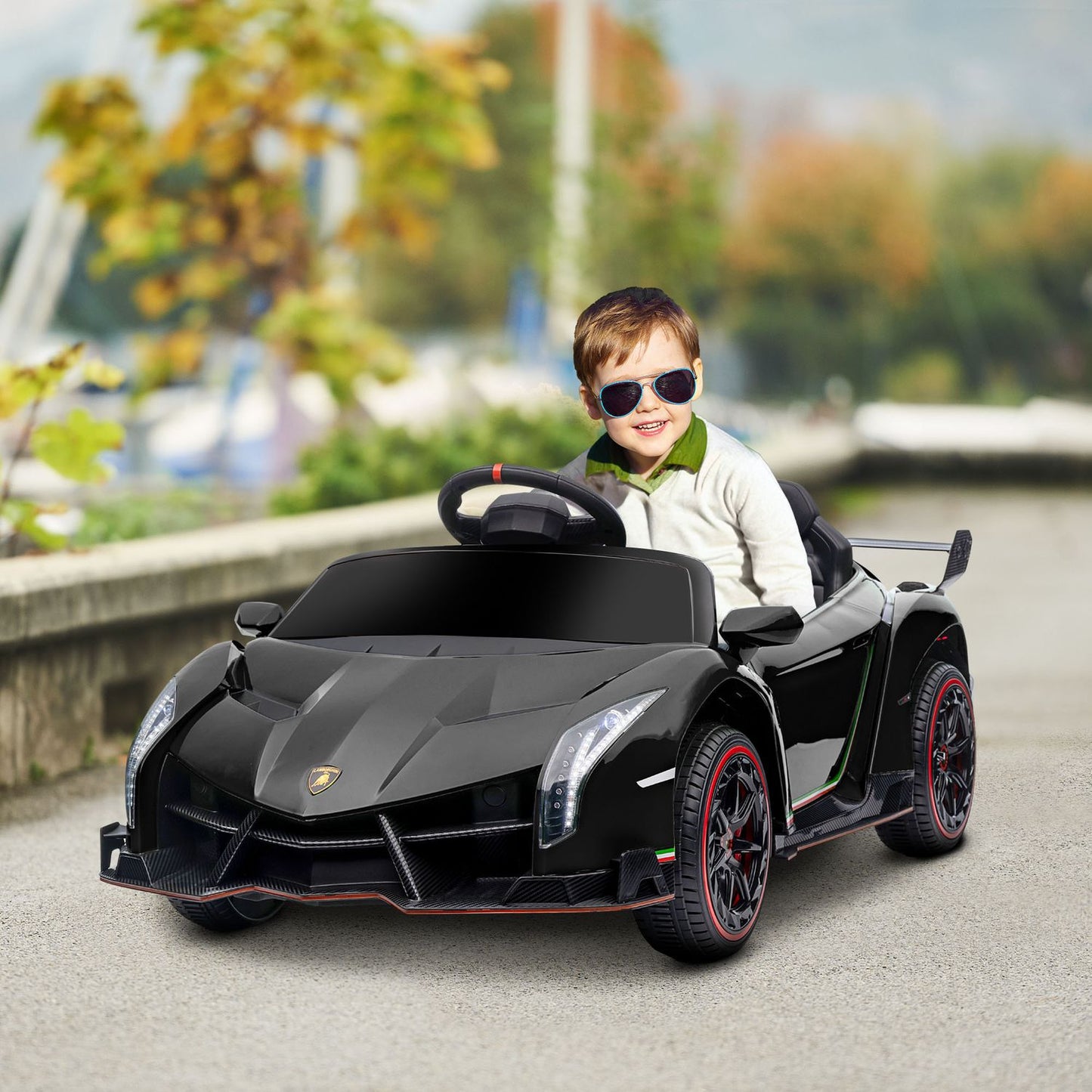Children's 12V electric car with Bluetooth & remote control