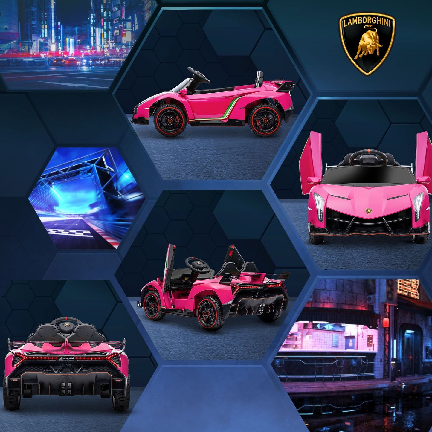 Electric car for children with Bluetooth & music function