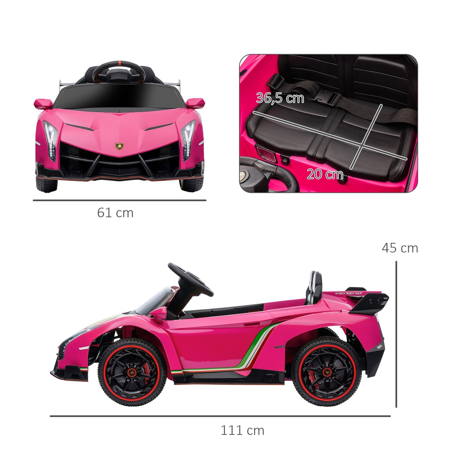 Electric car for children with Bluetooth & music function